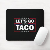 Trump Always Chickens Out Let's Go Taco Funny 4th マウスパッド (マウス)