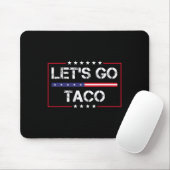 Trump Always Chickens Out Let's Go Taco Funny Meme マウスパッド (マウス)