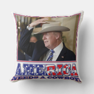TRUMP-AMERICA-COWBOY クッション