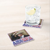 TRUMP-AMERICA-COWBOY スクエアペーパーコースター (インサイチュ)