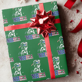 Trump American Flag USA, President Trump Merica ラッピングペーパー