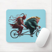 Trump and Devil Mousepad マウスパッド (マウス)