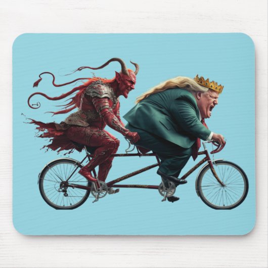 Trump and Devil Mousepad マウスパッド (正面)