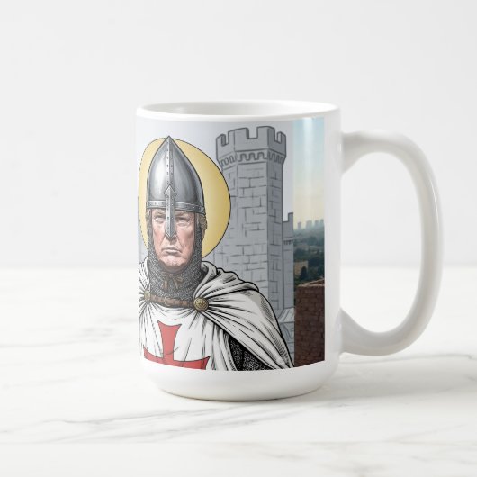 Trump and the Knights Templar  コーヒーマグカップ (右)