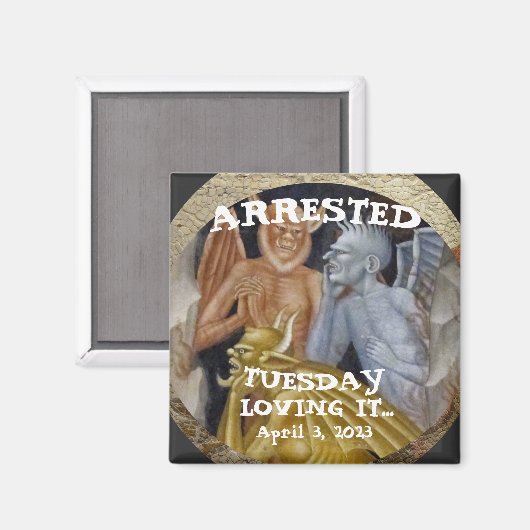 Trump Arrested マグネット (正面/裏面)