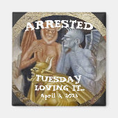 Trump Arrested マグネット (正面)