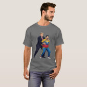 Trump Arresting Maduro Political Satire Graphic  Tシャツ (正面フル)