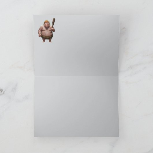 Trump Band From Hell Greeting Card カード (内部)