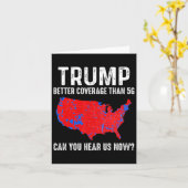 Trump Better Coverage Than 5g Map America Politica カード (黄色い花)