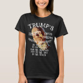Trump Black Shirts Sturmabteilung Hess Goring WH Tシャツ (正面)