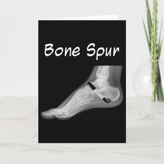 Trump Bone Spur Ink Pen Funny Anti Trump カード (正面)