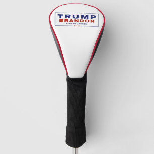 Trump Brandon 2024™選挙用ゴルフドライバーカバー ゴルフヘッドカバー