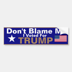 Trump Bumper Steclerに投票しました。 バンパーステッカー