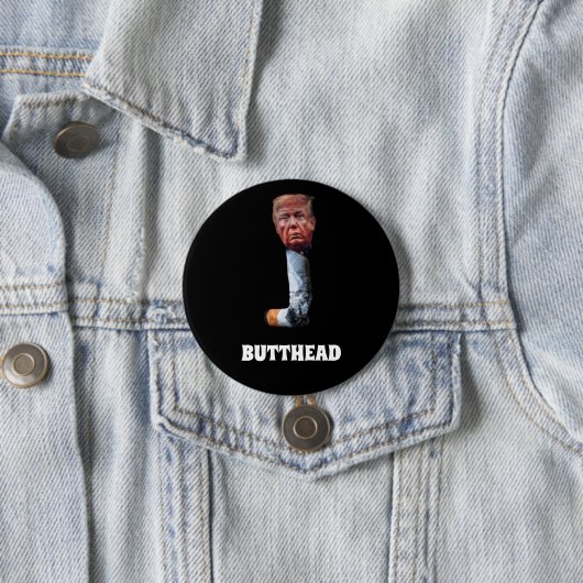 Trump Butthead Button 缶バッジ (インサイチュ)