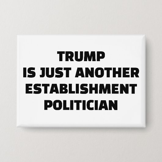 Trump Button 缶バッジ (正面)