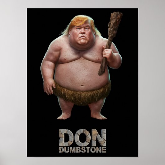 Trump Caveman Poster ポスター (正面)