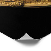 TRUMP CGI収集金ゴールドアートコインDoubloon ポスター (角)