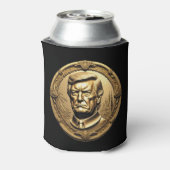 TRUMP CGI収集金ゴールドアートコインDoubloon 缶クーラー (缶裏面)
