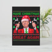Trump Christmas Card, Make Christmas Great Again シーズンカード (スタンド正面)