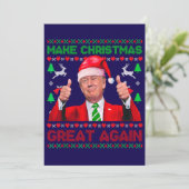 Trump Christmas Card, Make Christmas Great Again シーズンカード (スタンド正面)
