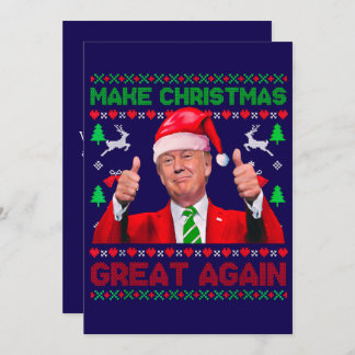 Trump Christmas Card, Make Christmas Great Again シーズンカード
