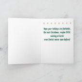 Trump Christmas Card | Snowman Trump カード (内部)