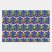 Trump Christmas Gift | Santa's Favorite President ラッピングペーパーシート (正面3)