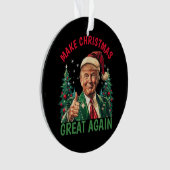 Trump Christmas, Make Christmas Great Again オーナメント (正面)