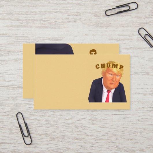 Trump/Chump Business Card 名刺 (正面/裏面インサイチュ)