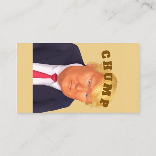 Trump/Chump Business Card 名刺 (裏面)