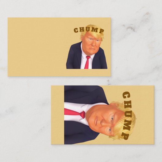 Trump/Chump Business Card 名刺 (正面/裏面)