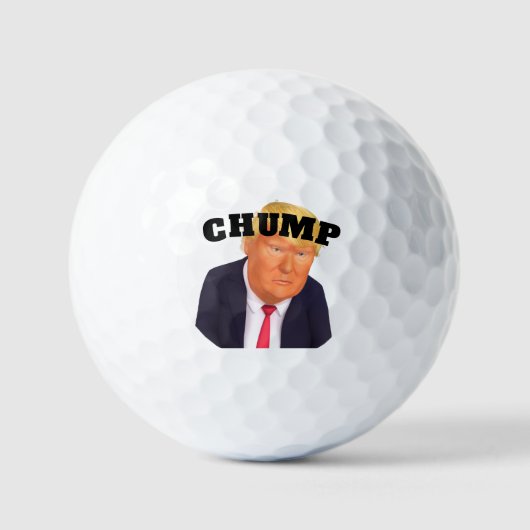 Trump/Chump Golf Balls ゴルフボール (正面)