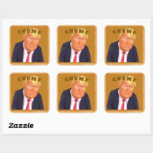 Trump/Chump Sticker スクエアシール (シート)