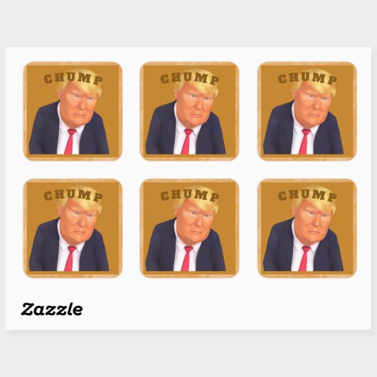 Trump/Chump Sticker スクエアシール (シート)
