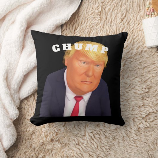 Trump/Chump Throw Pillow クッション (ブランケット)