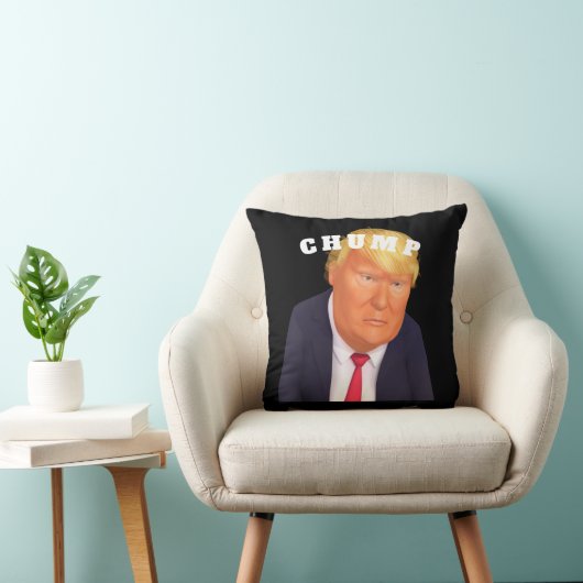 Trump/Chump Throw Pillow クッション (椅子)