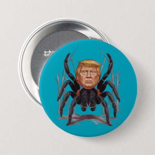 Trump Clown Button 缶バッジ (正面&裏面)