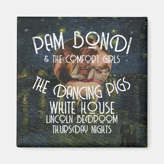 TRUMP COMFORT GIRLS BONDI NOEM GABBARD マグネット (正面)