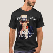 Trump Convicted 2023 Uncle Sam Tシャツ (正面)