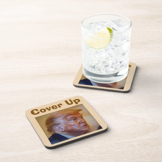 Trump/Cover Up Beverage Coaster コースター (右側)
