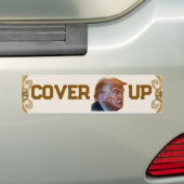 Trump Cover Up Bumper Sticker バンパーステッカー (車上)