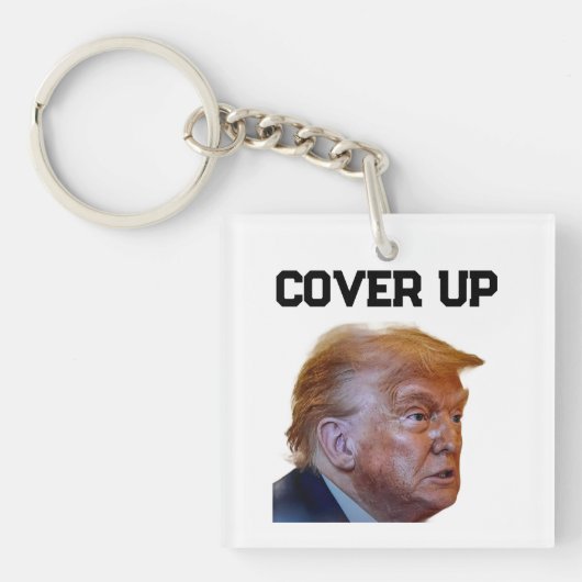 Trump Cover Up Keychain キーホルダー (正面)