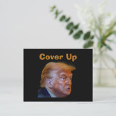 Trump/Cover Up Postcard ポストカード (スタンド正面)