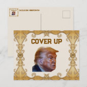 Trump Cover Up Postcard ポストカード (正面/裏面)