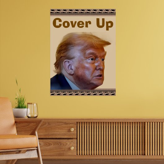 Trump/Cover Up Poster ポスター (リビング2)