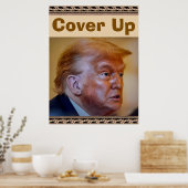 Trump/Cover Up Poster ポスター (キッチン)
