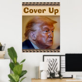 Trump/Cover Up Poster ポスター (ホームオフィス)