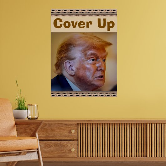 Trump/Cover Up Poster ポスター (リビング2)