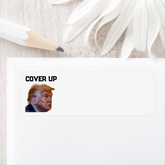 Trump Cover Up Return Address Label ラベル (インサイチュ)