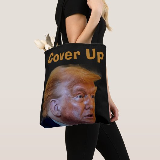 Trump/Cover Up Tote Bag トートバッグ (クローズアップ)